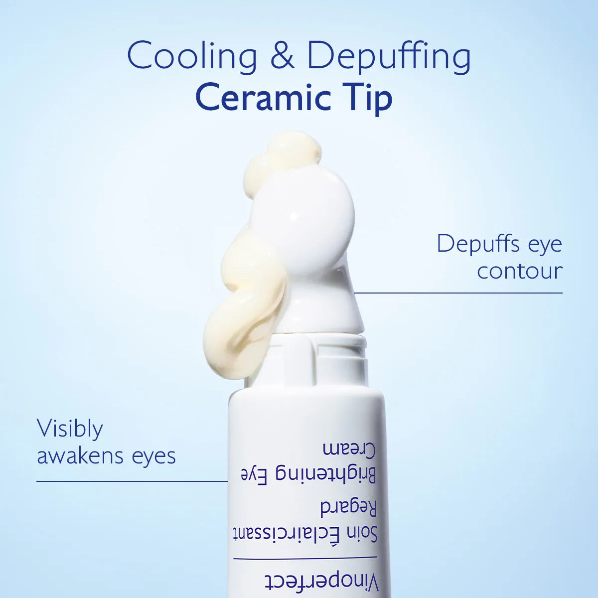 Crema iluminadora para ojos Vinoperfect con niacinamida para ojeras