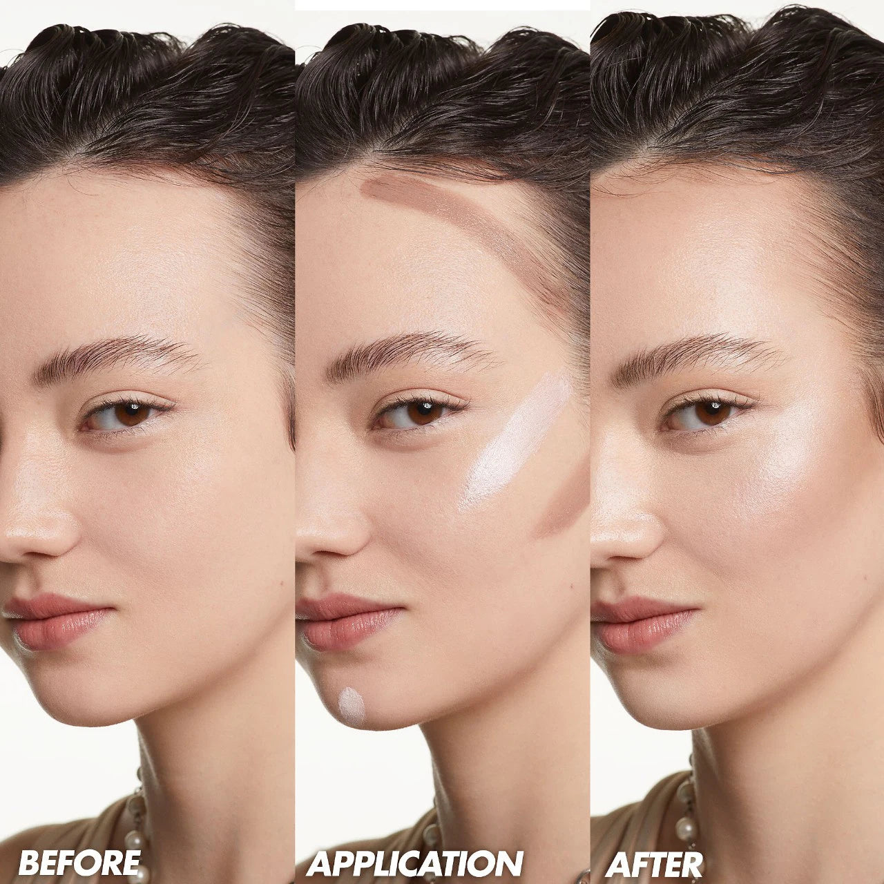 Paleta esculpidora de contorno e iluminación HD Skin Cream