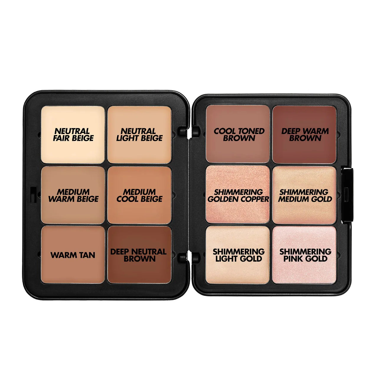 Paleta esculpidora de contorno e iluminación HD Skin Cream