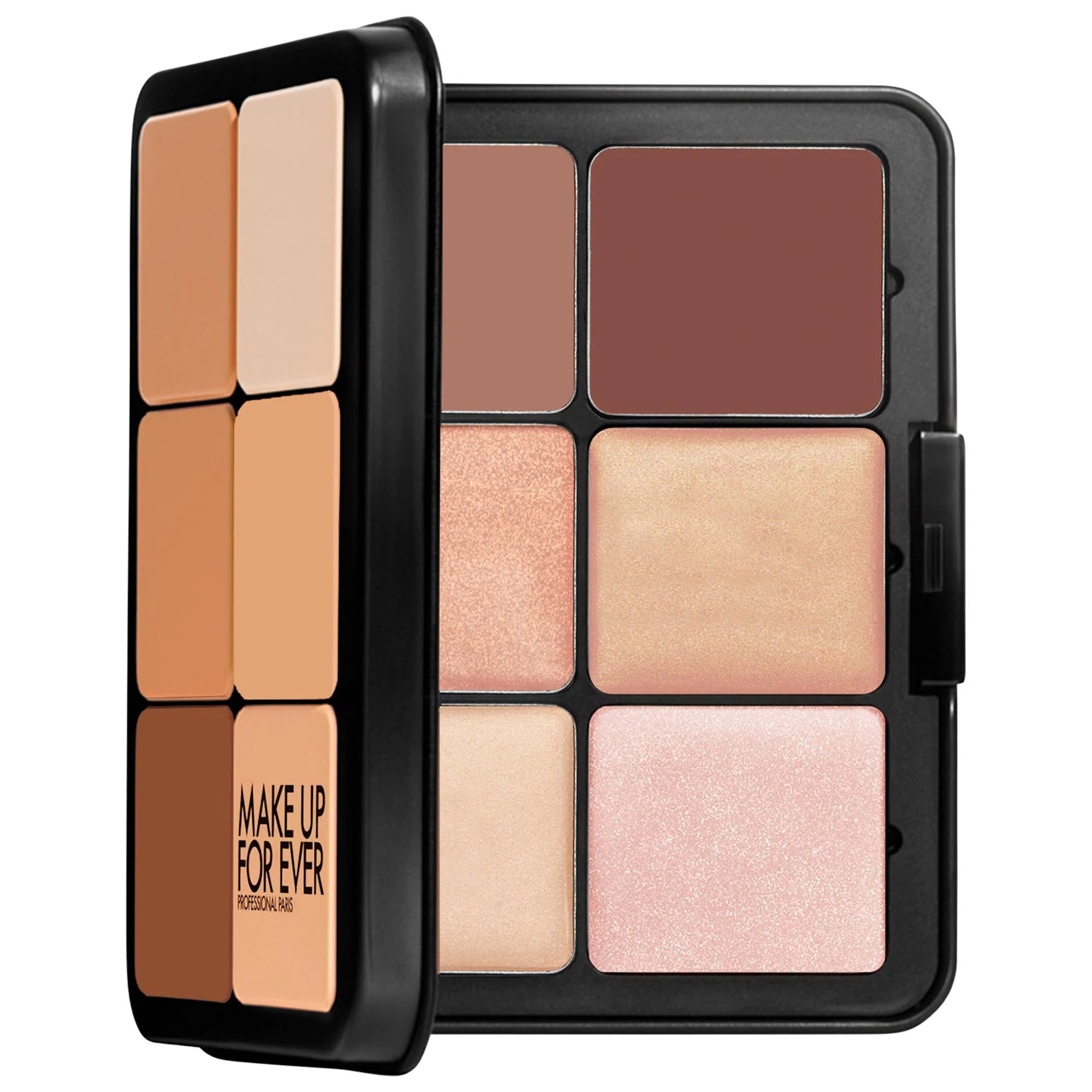 Paleta esculpidora de contorno e iluminación HD Skin Cream
