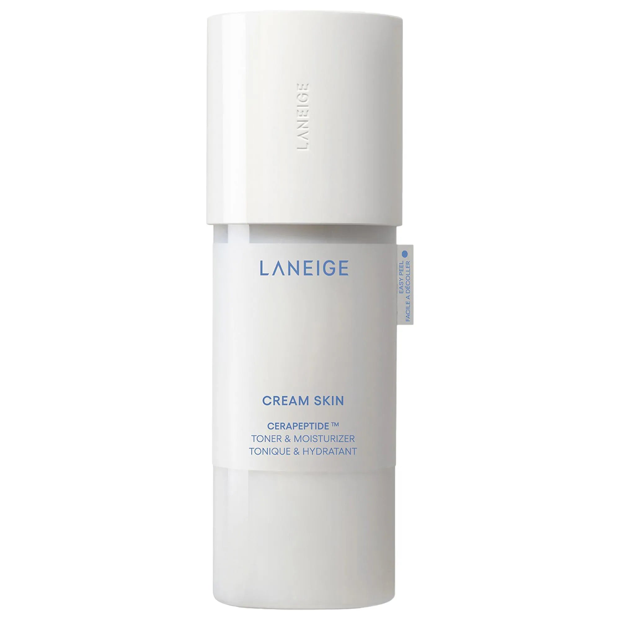 Tónico y humectante rellenable en crema con ceramidas y péptidos