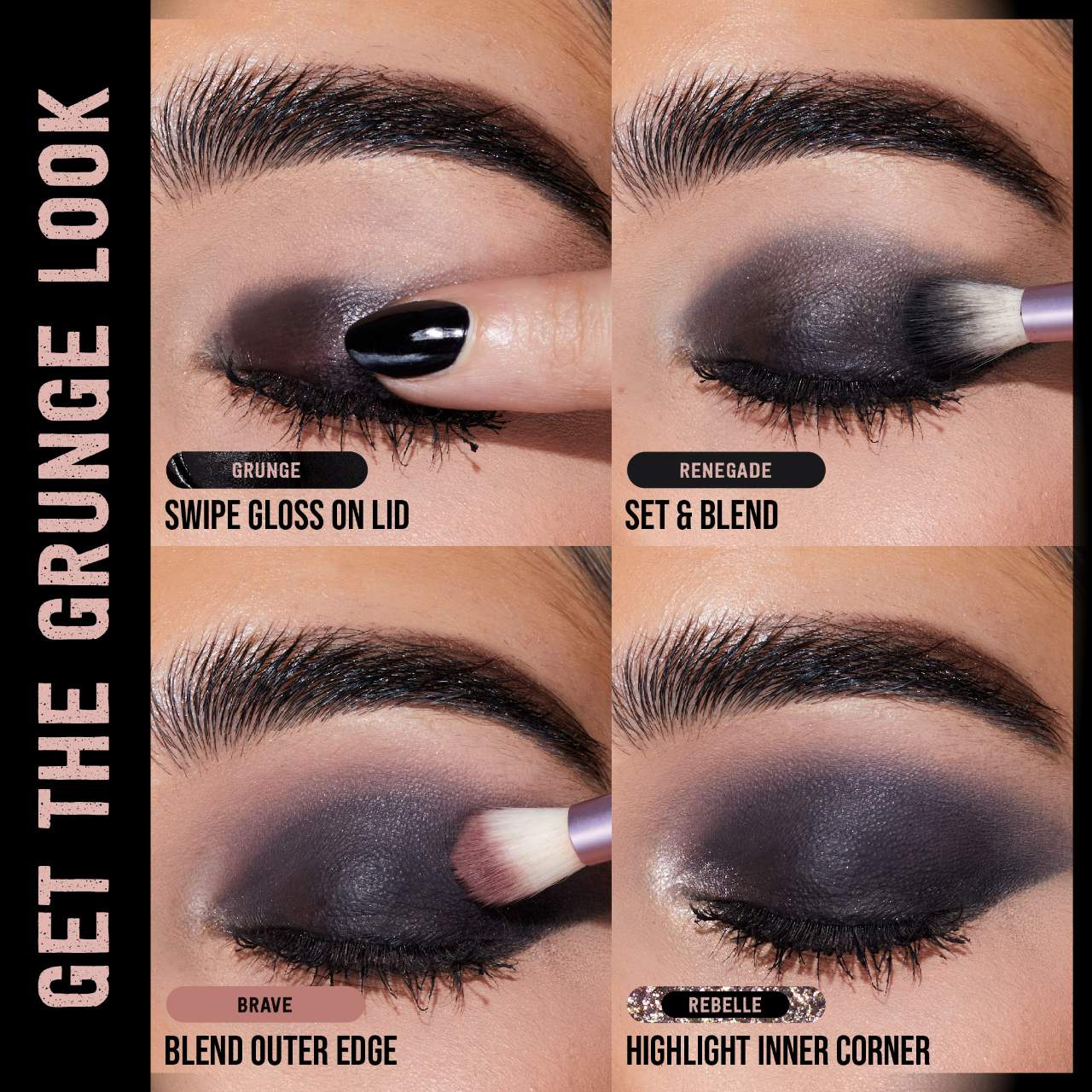Paleta de sombras de ojos Pretty Grunge