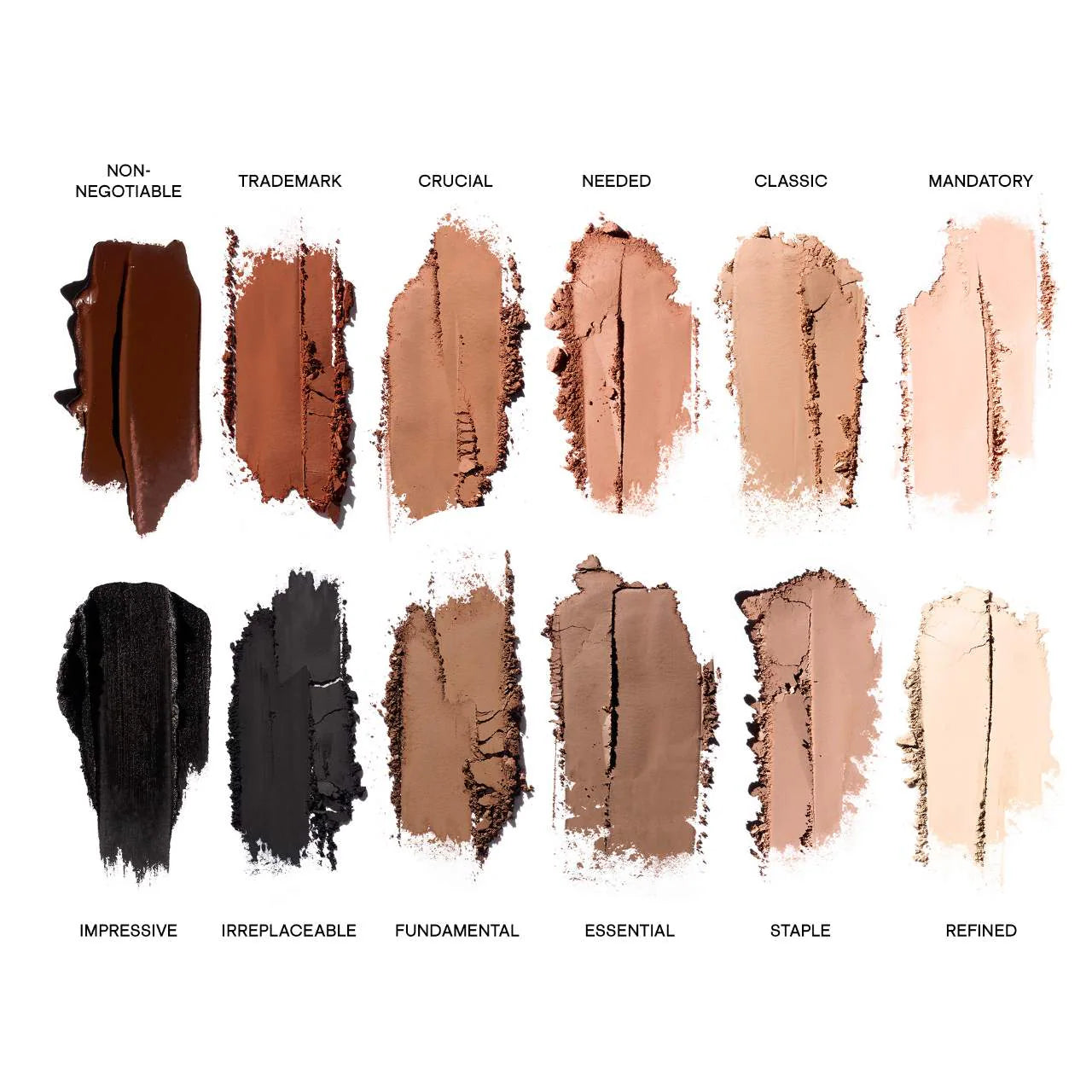 Paleta de sombras de ojos mate Major Dimension III
