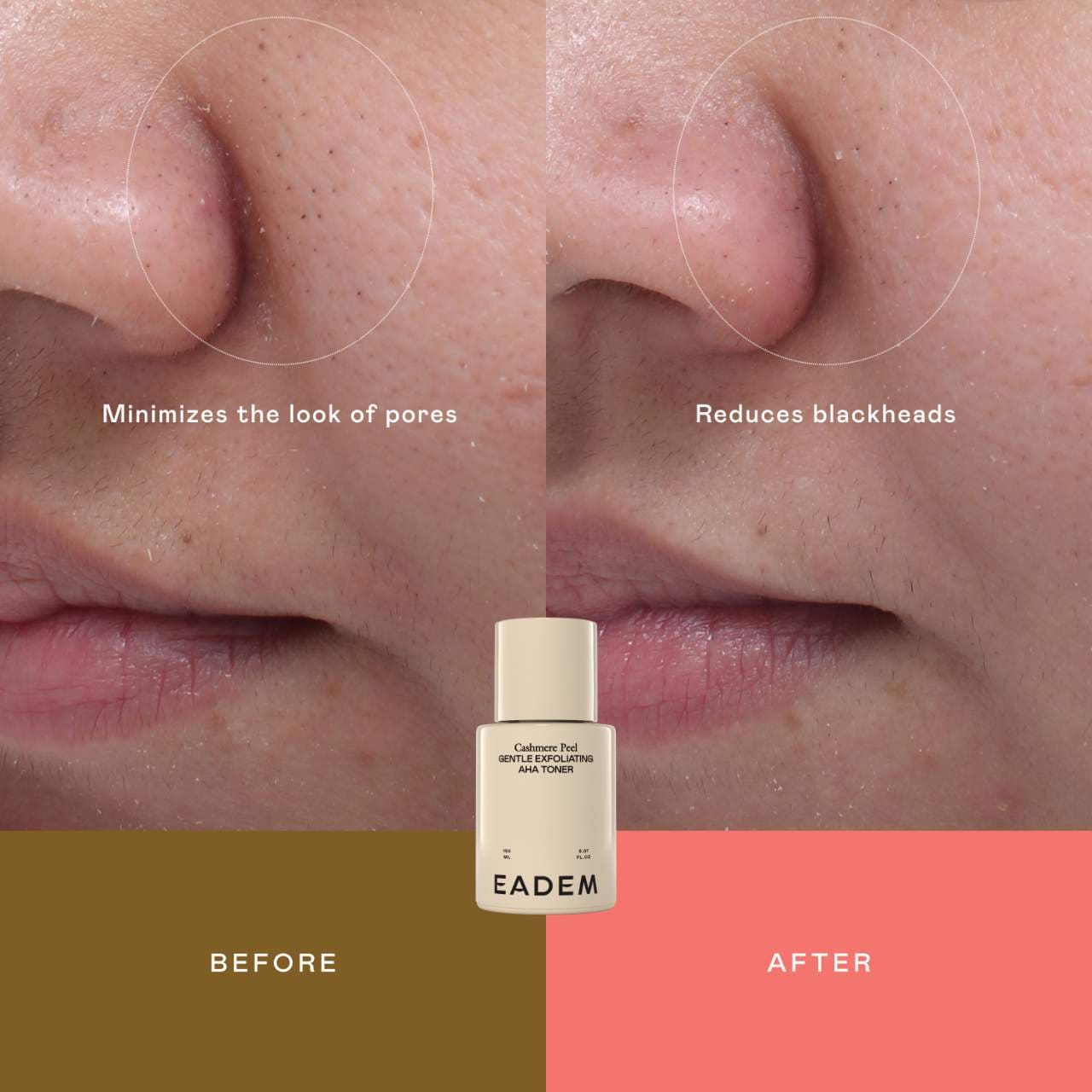 Tónico exfoliante suave Cashmere Peel AHA + PHA con 9 % de ácidos láctico, azelaico y tranexámico