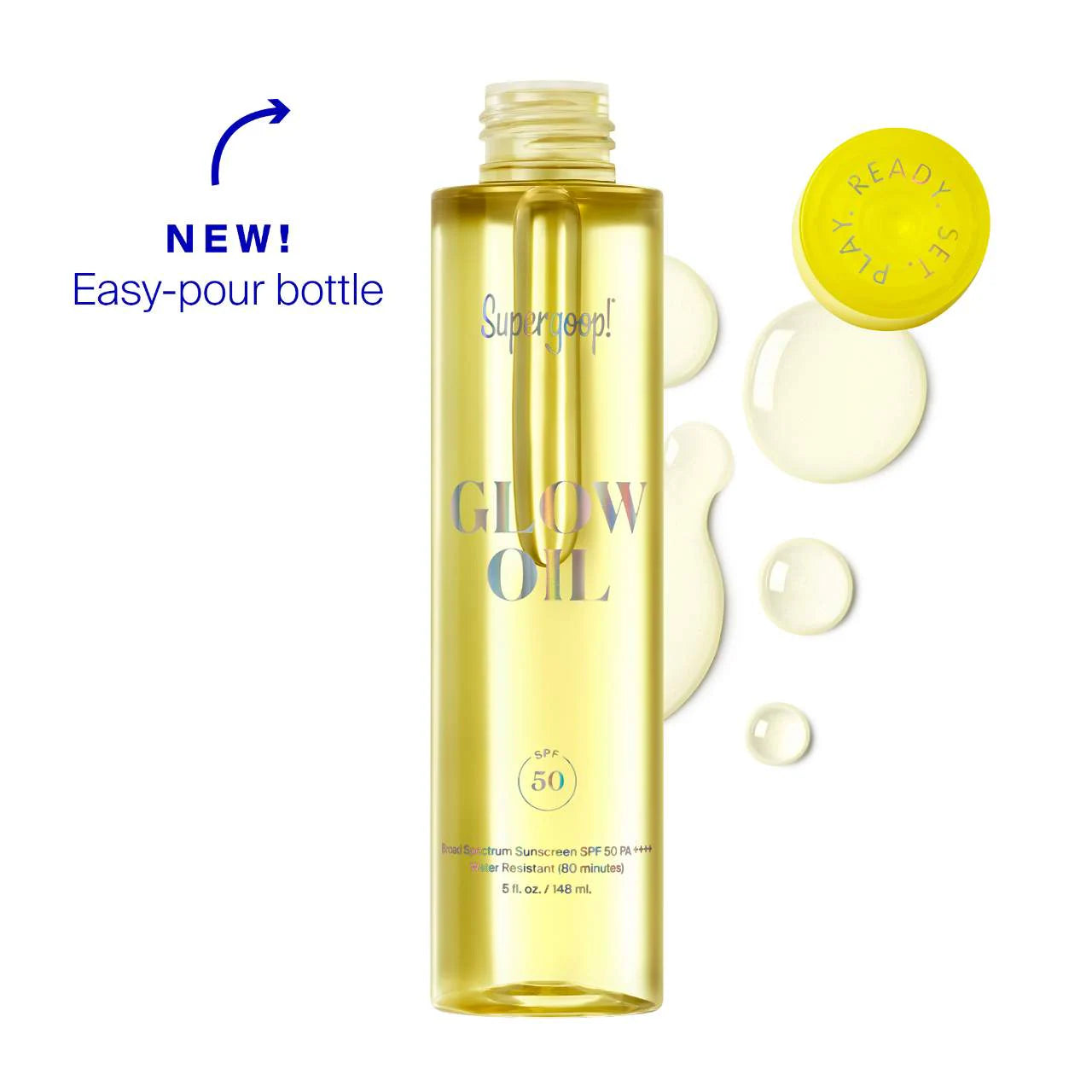 Aceite corporal seco Glow Oil SPF 50 con protector solar