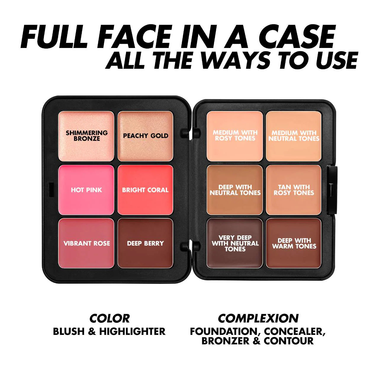 HD Skin Face Essentials – Paleta de cremas faciales de larga duración