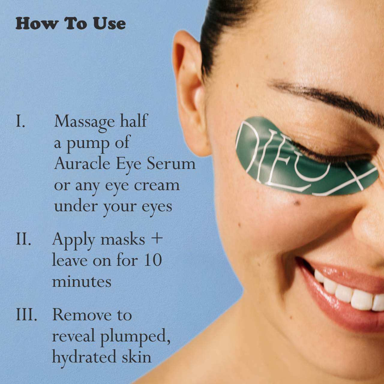 Parches reutilizables de silicona 100 % para mascarillas de ojos Forever