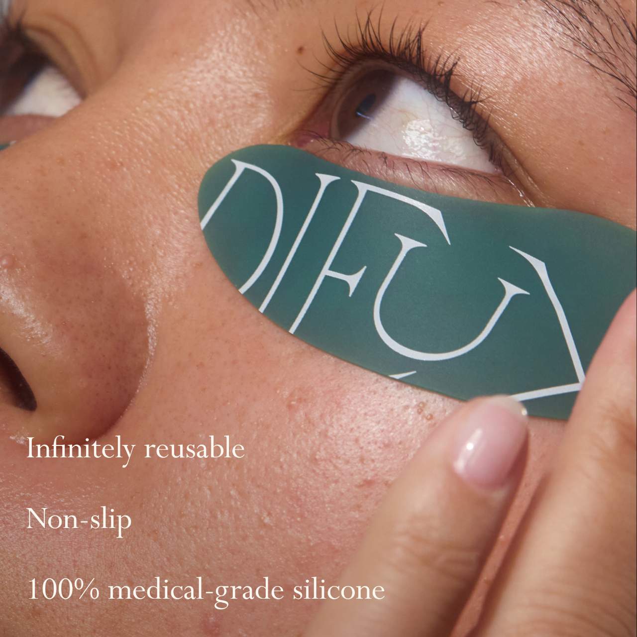 Parches reutilizables de silicona 100 % para mascarillas de ojos Forever