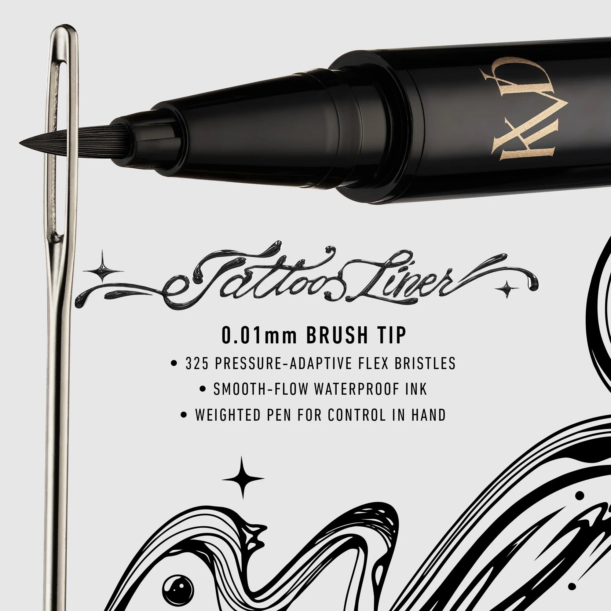 Delineador de ojos líquido impermeable vegano Tattoo Liner