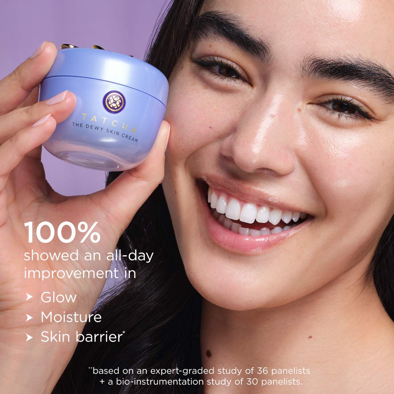 Crema hidratante rellenable The Dewy Skin Cream, rellenadora y voluminizadora