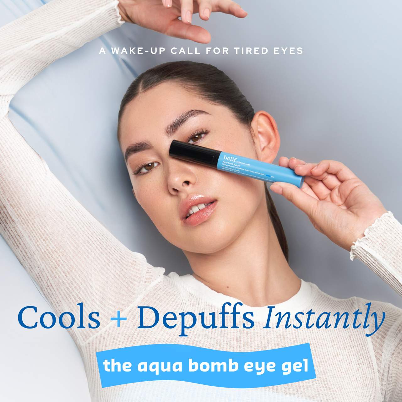 Gel antihinchazón para ojos Aqua Bomb con cafeína y ácido hialurónico