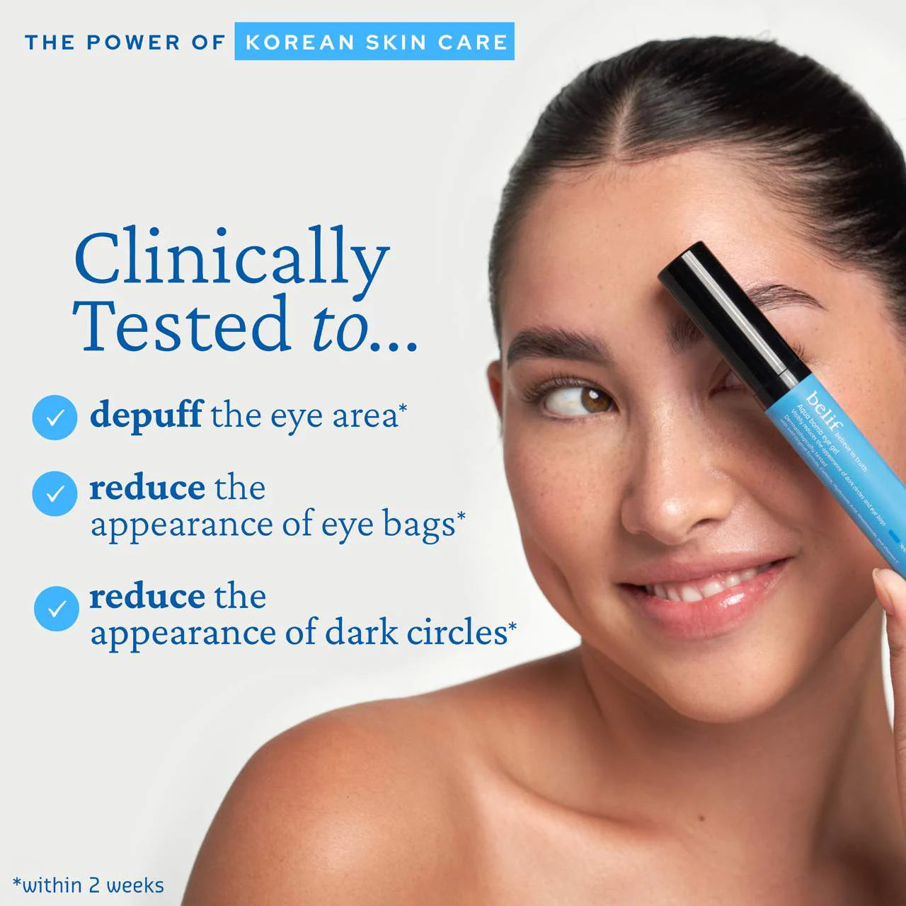 Gel antihinchazón para ojos Aqua Bomb con cafeína y ácido hialurónico