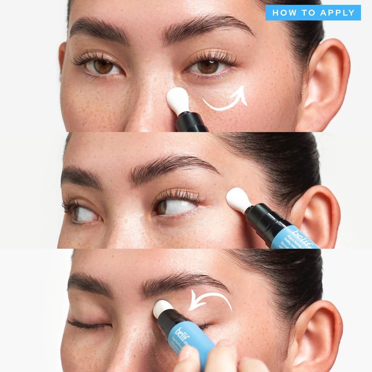Gel antihinchazón para ojos Aqua Bomb con cafeína y ácido hialurónico
