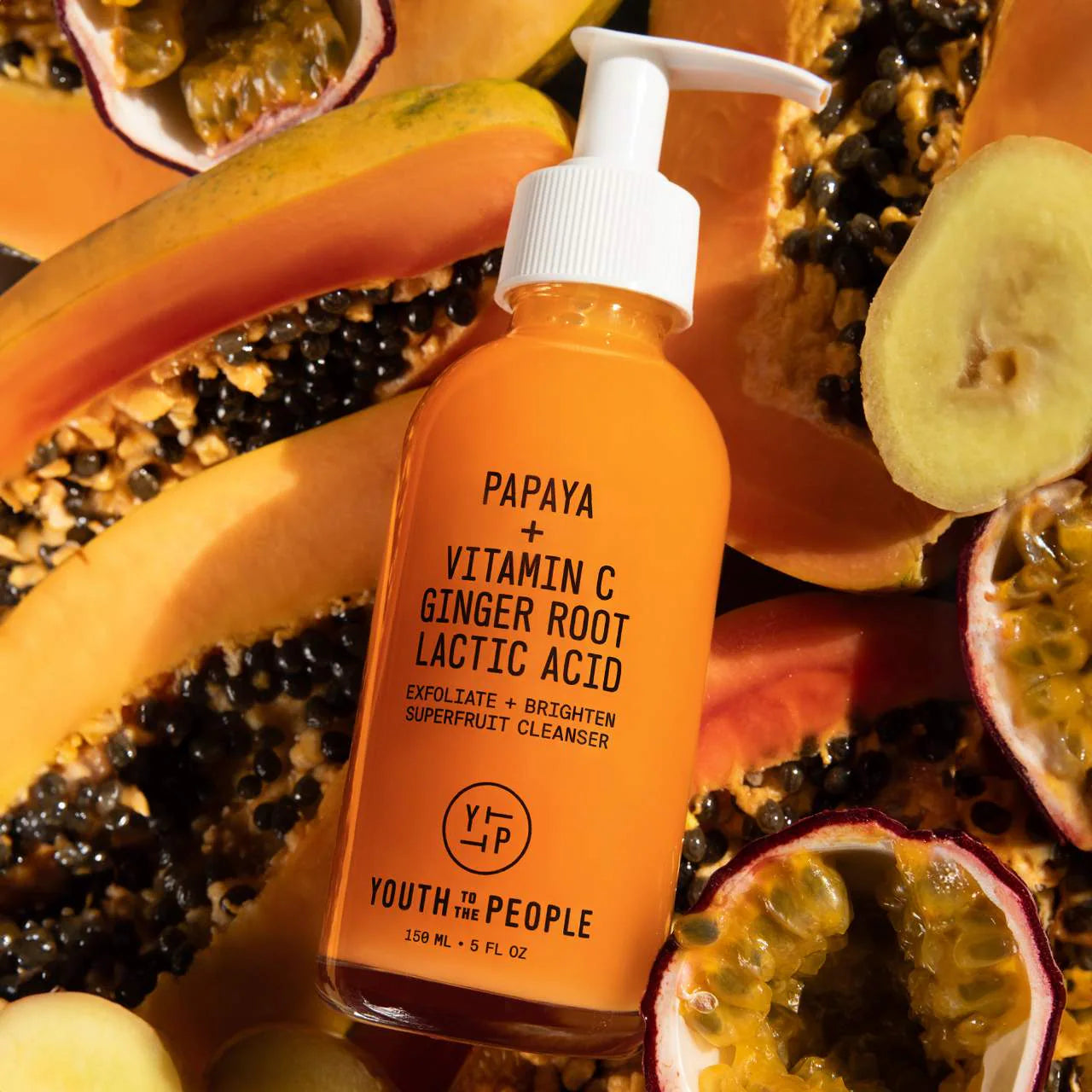 Limpiador exfoliante suave Superfruit con vitamina C y papaya