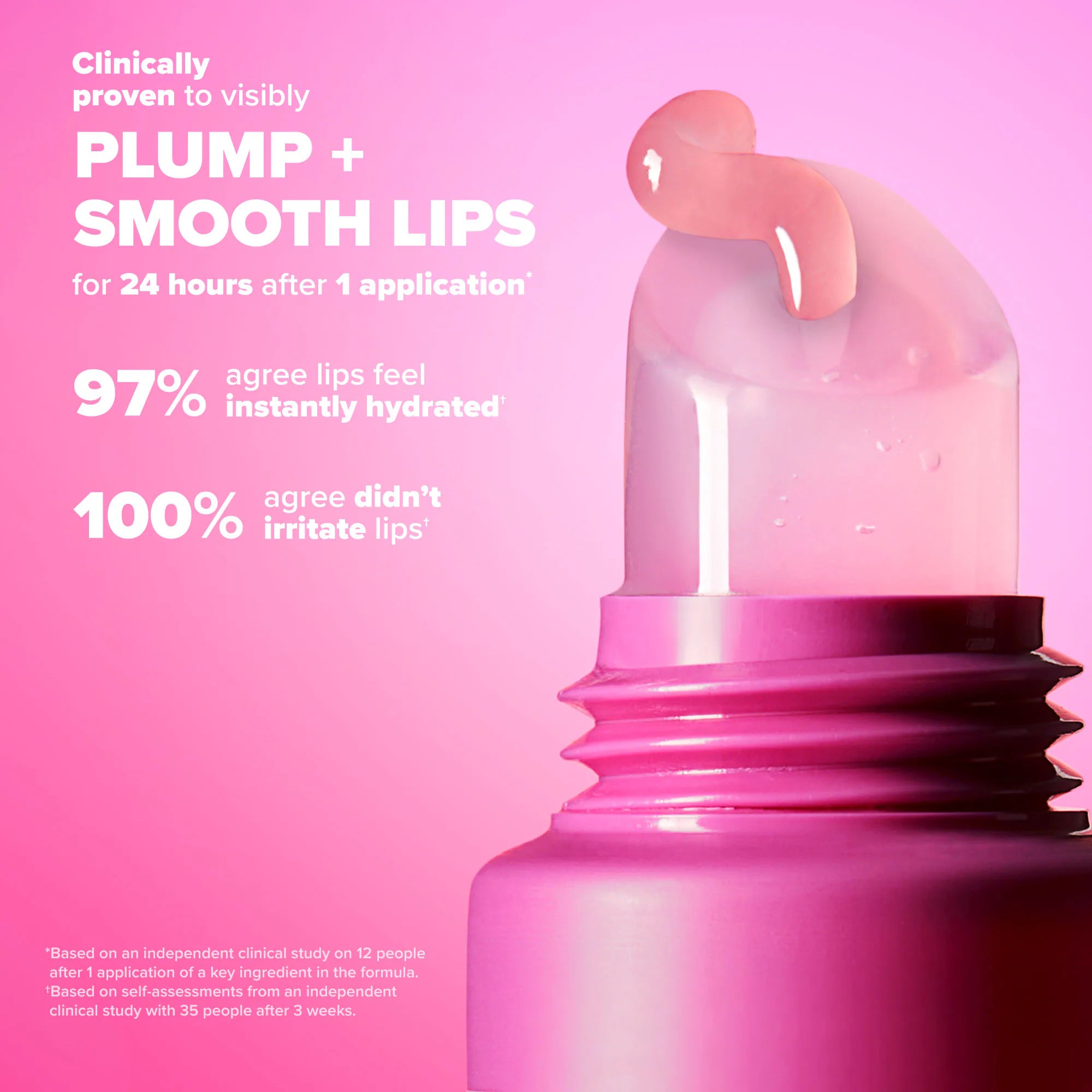 Tratamiento labial con bálsamo brillante voluminizador con péptidos procolágenos
