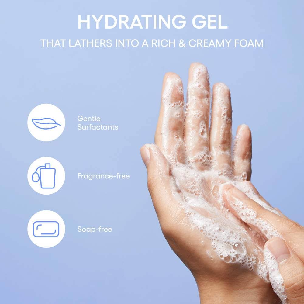 Limpiador en gel suave Water Bank con ácido hialurónico