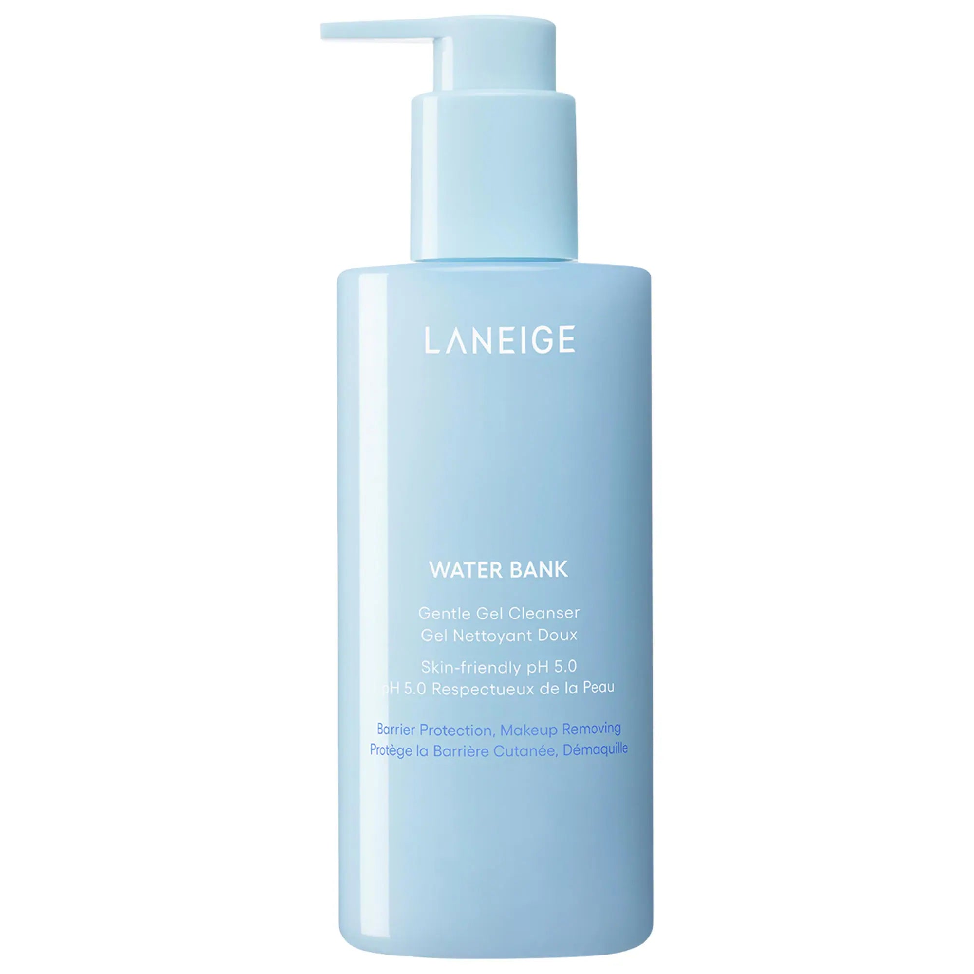 Limpiador en gel suave Water Bank con ácido hialurónico