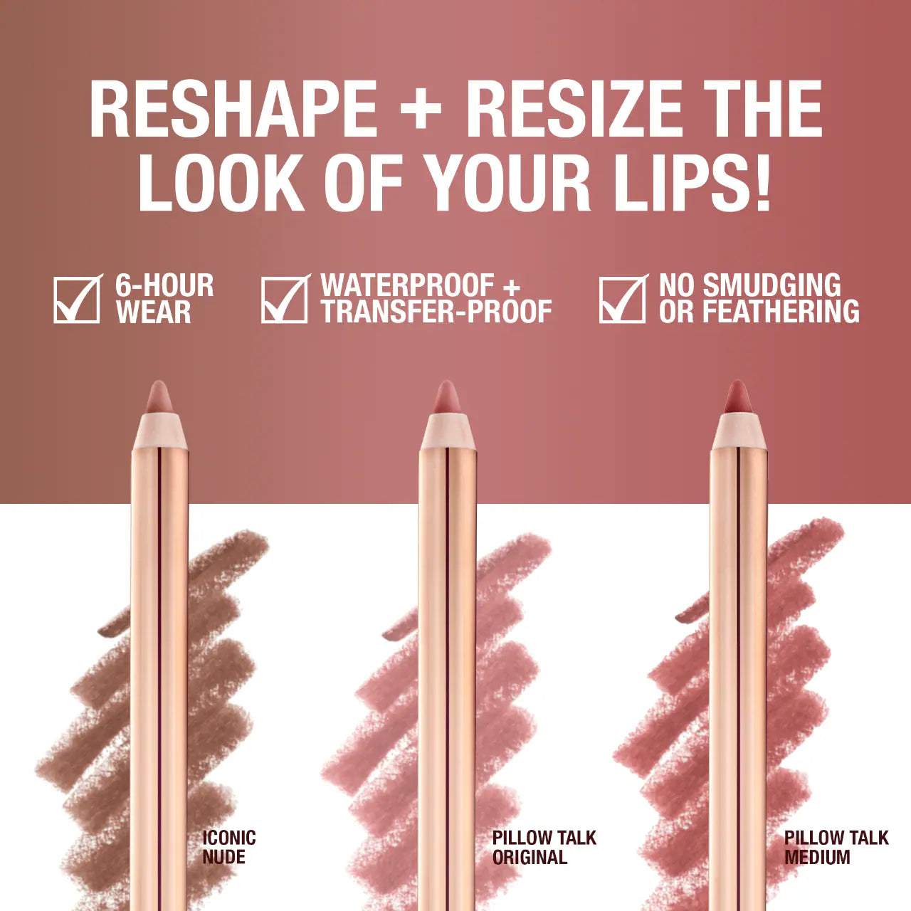 Trío de delineadores de labios Mini Iconic Lip Cheat