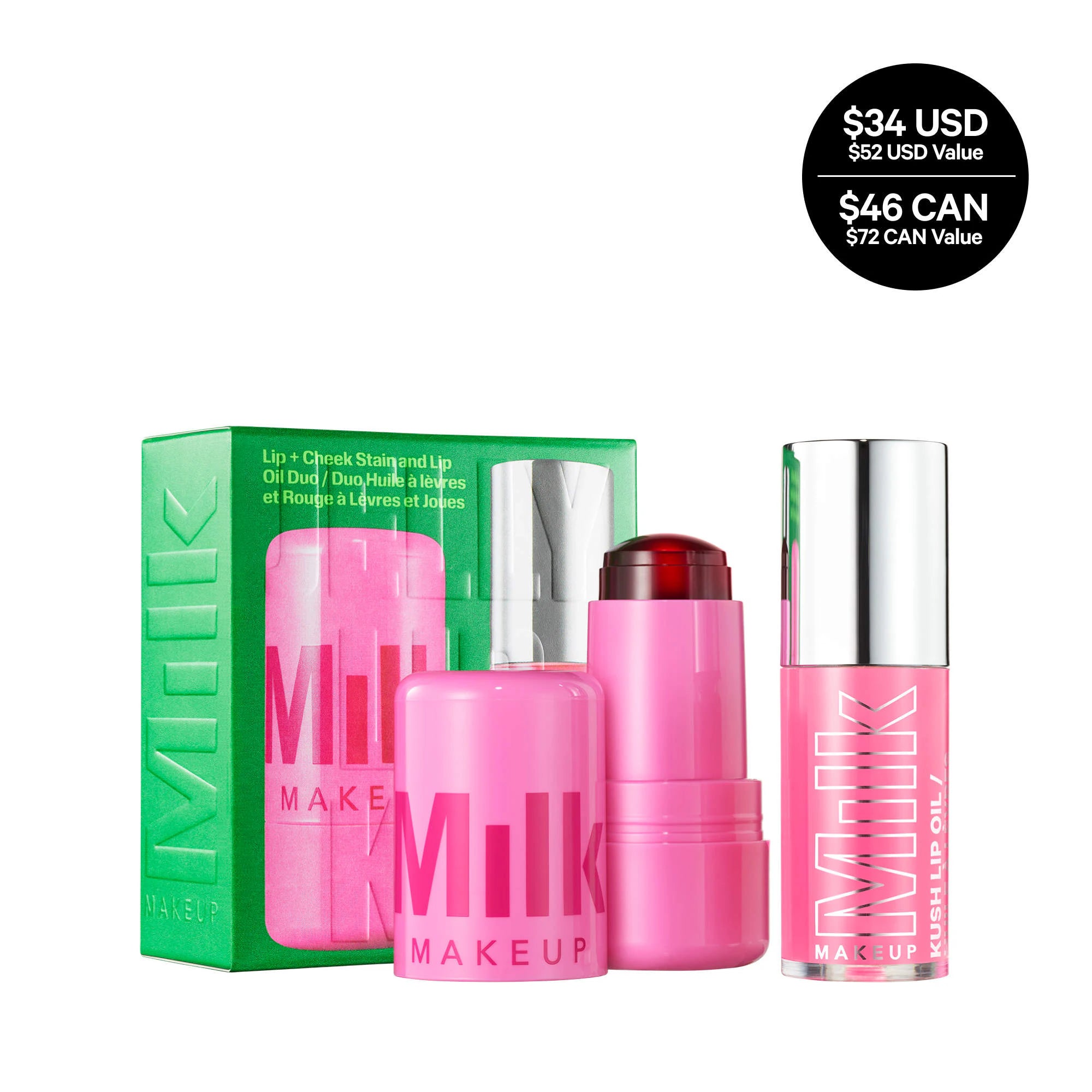 Kit de labios Jelly: dúo de tinte para labios y mejillas y aceite labial