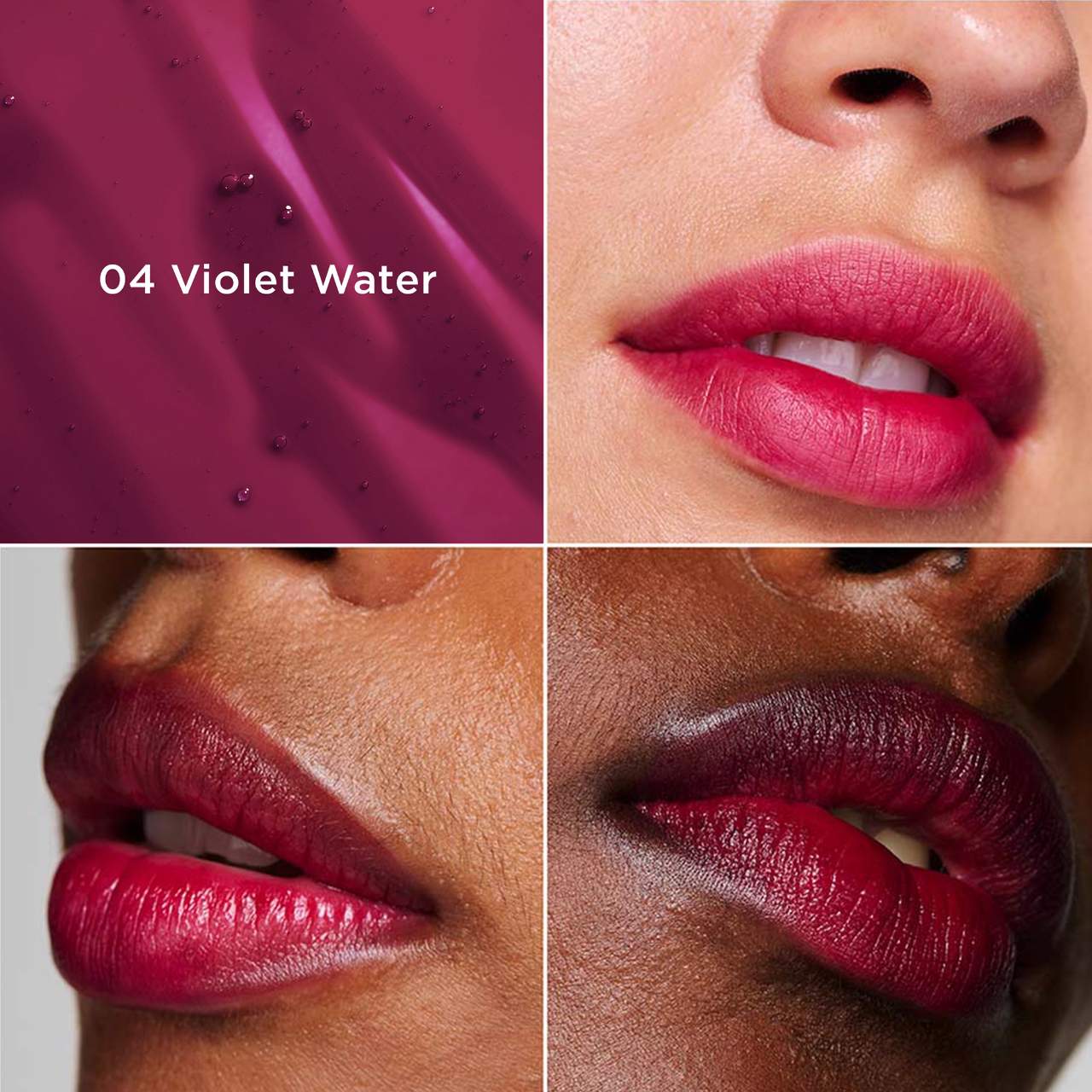 Tinte labial hidratante a base de agua, resistente a los besos y con acabado mate