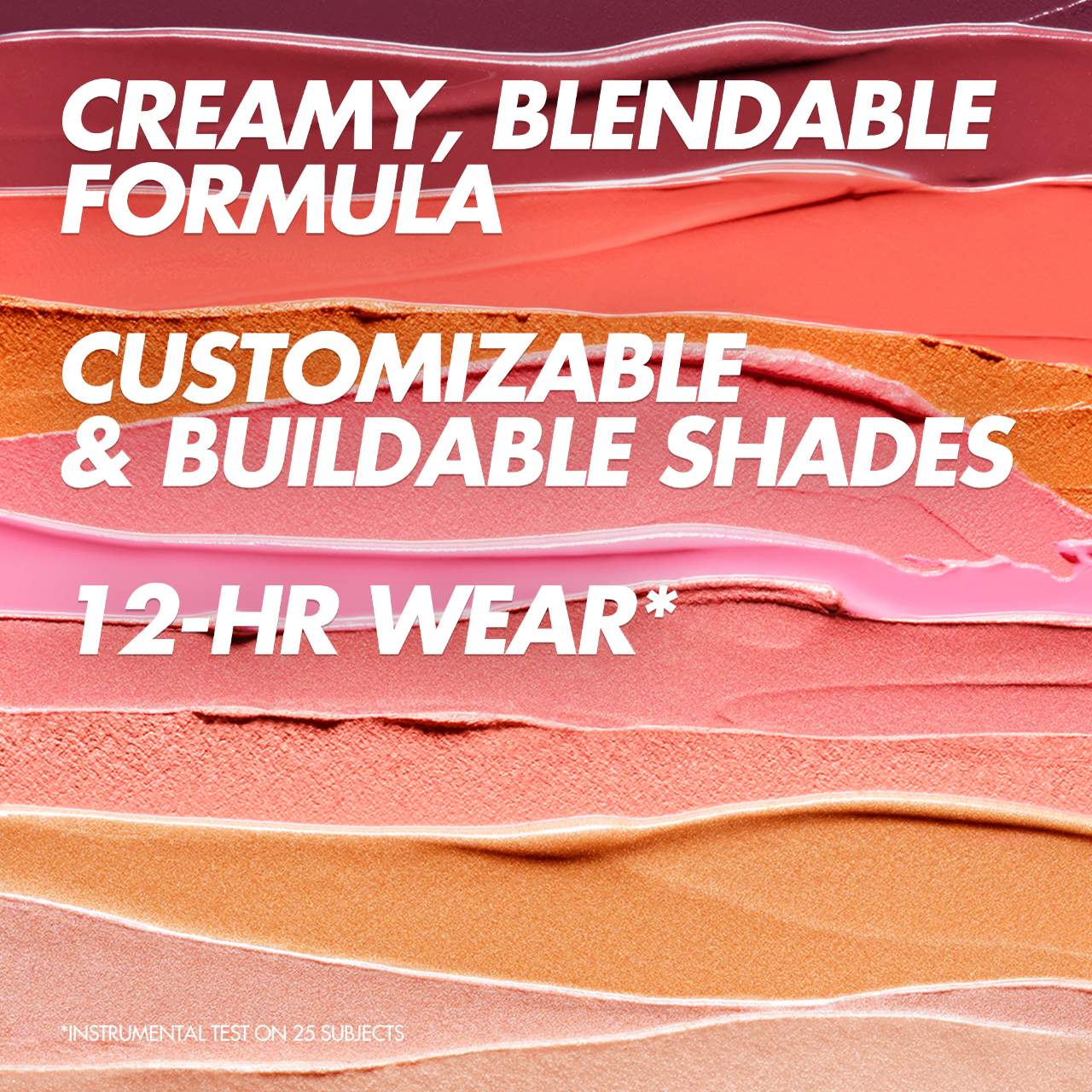 Paleta de crema facial de larga duración Blush &amp; Glow de HD Skin
