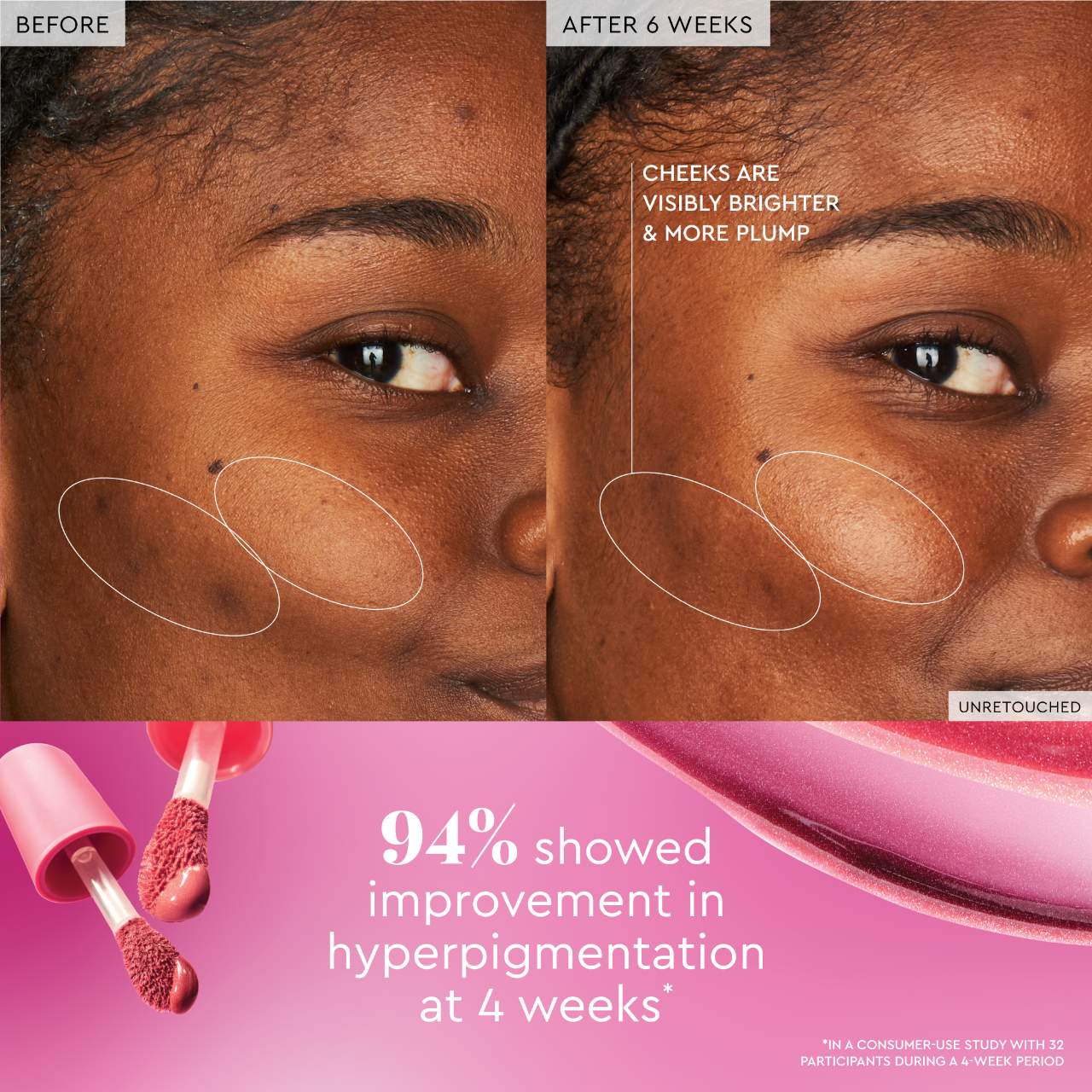 Watermelon Glow Niacinamide Dewy Flush - Suero iluminador rubor
