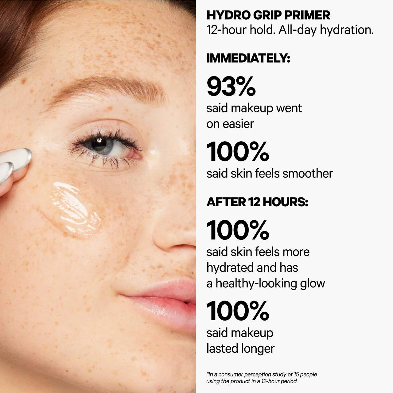 Prebase de maquillaje hidratante Hydro Grip con ácido hialurónico y niacinamida