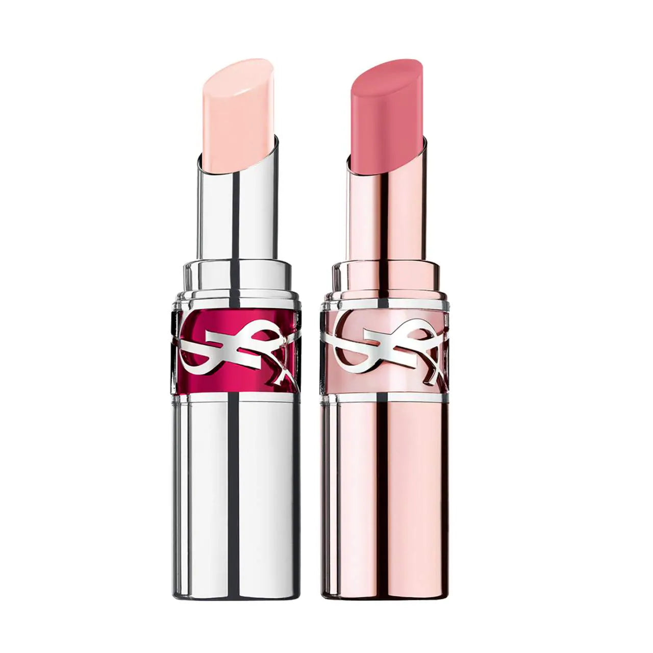 Set de regalo de brillo labial en barra y bálsamo labial con color de YSL