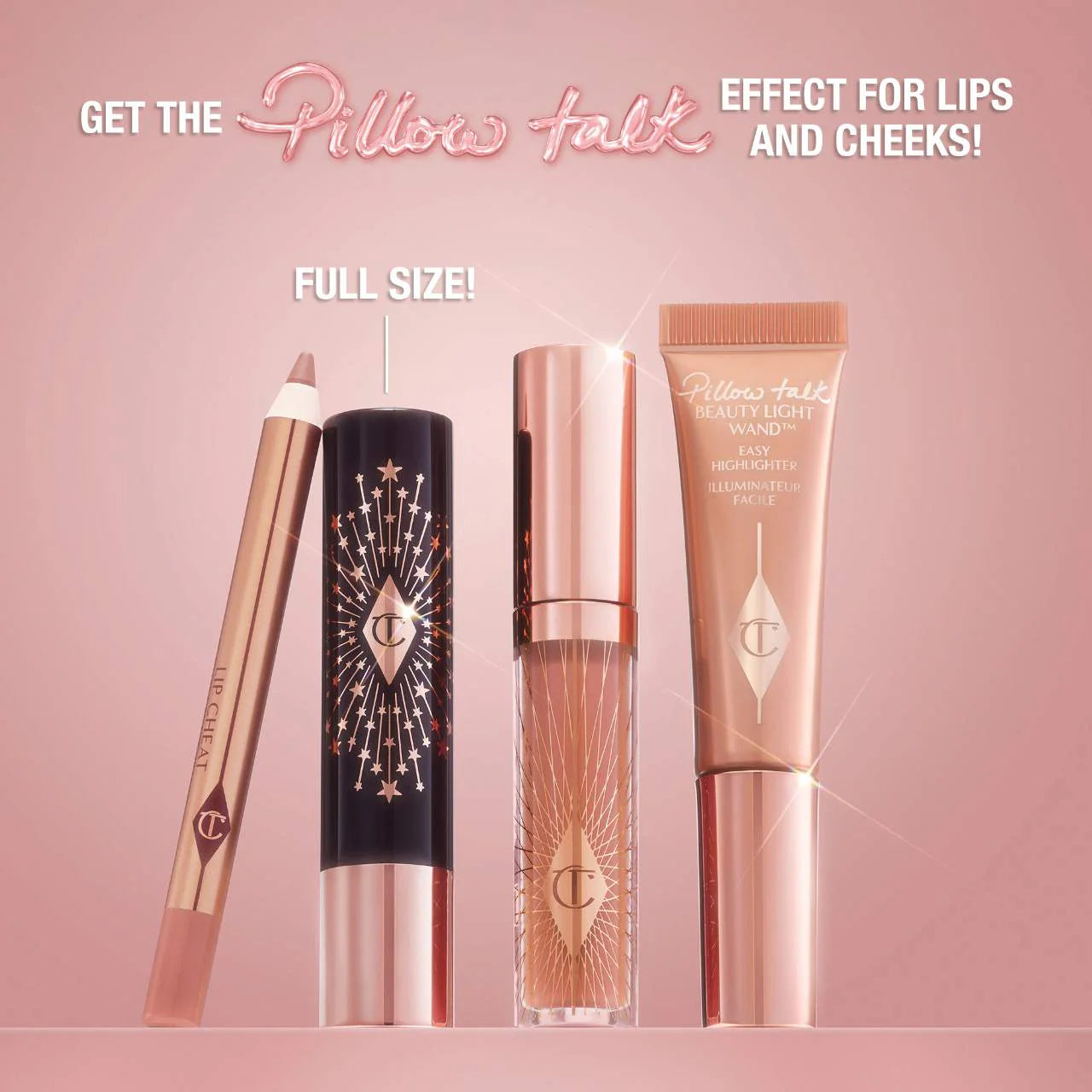 Set Secretos icónicos para labios y mejillas de Pillow Talk