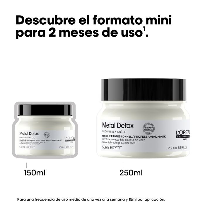 L'Oréal Professionnel Metal Detox Mascarilla Protectora Anti-Metales Mascarillas profesionales de peluquería